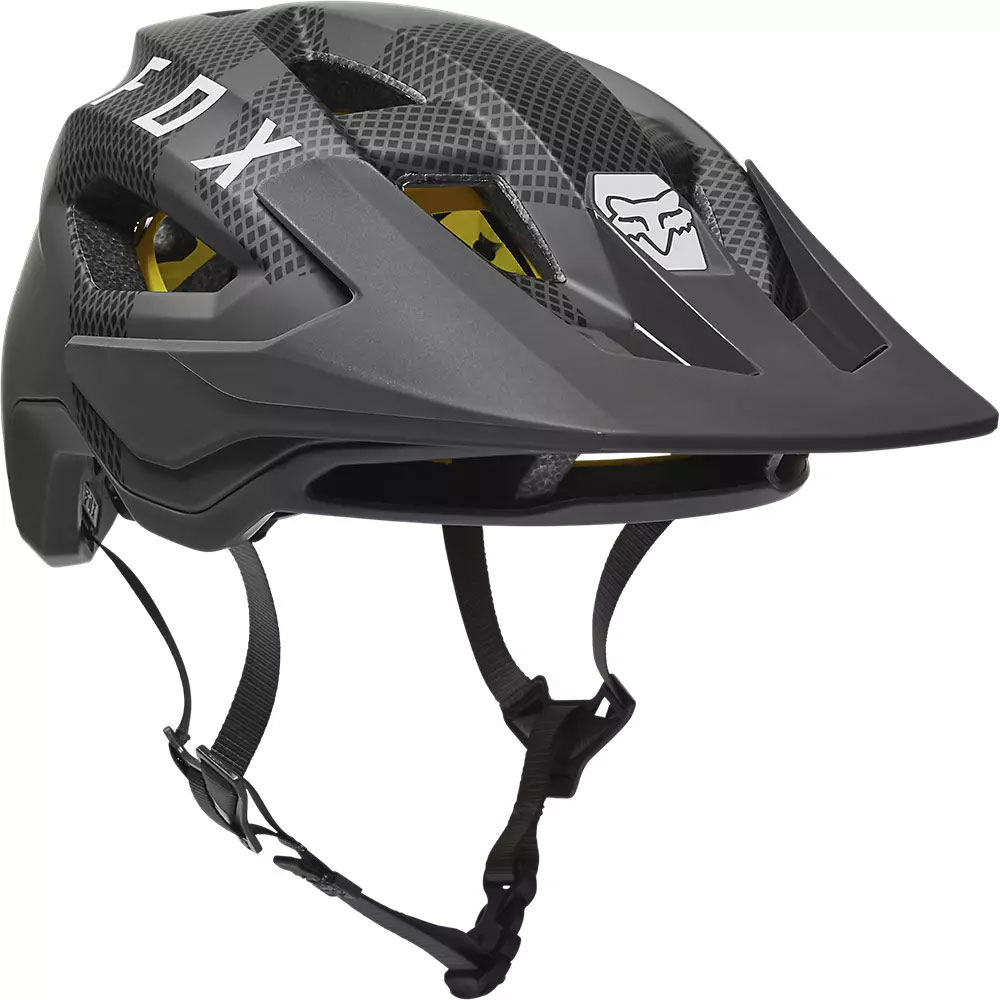 FOX Speedframe MTB Helm grau camo