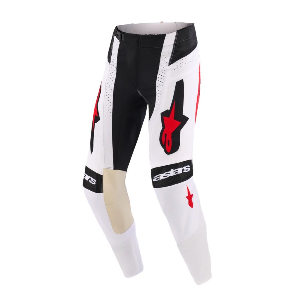ALPINESTARS Techstar Knif Motocross Hose schwarz/weiss/rot