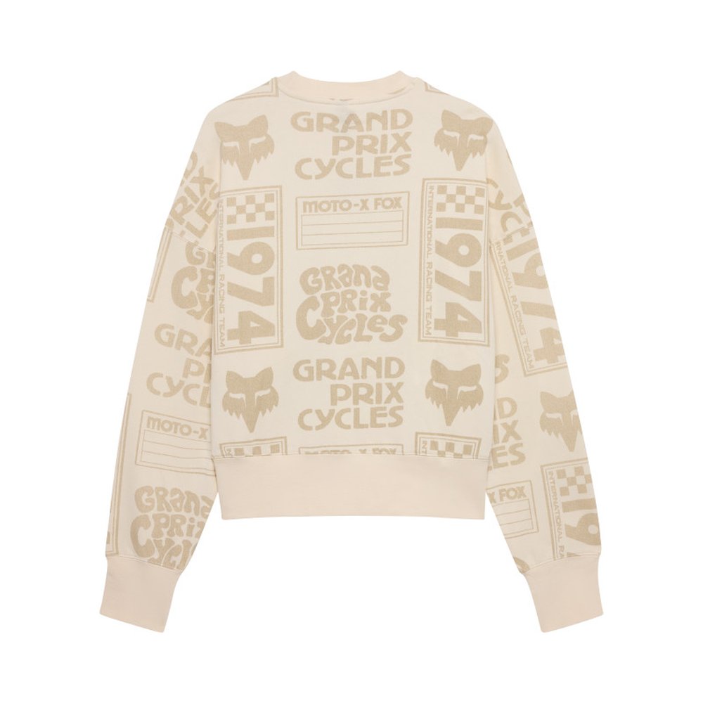 FOX W CIRCA 74 OVERSIZED FLC CREW Off Sweatshirt für Frauen Weiss