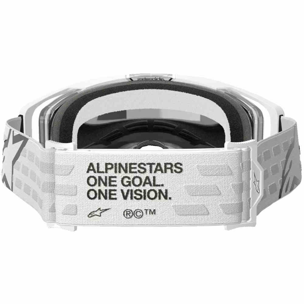 ALPINESTARS Vision 8 Corp Brille weiss silber verspiegelt ALPINESTARS Vision 8 Corp Brille weiss silber verspiegelt
