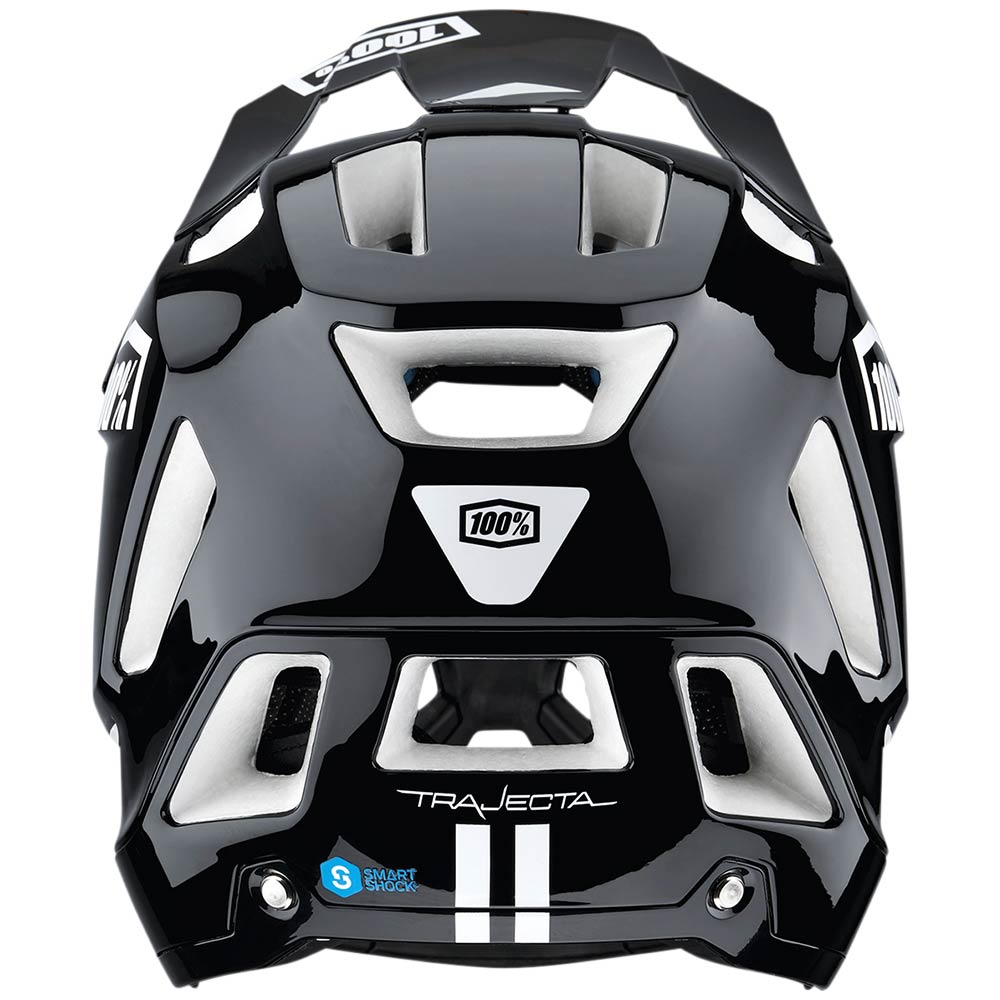 100% Trajecta MTB Helm schwarz weiss