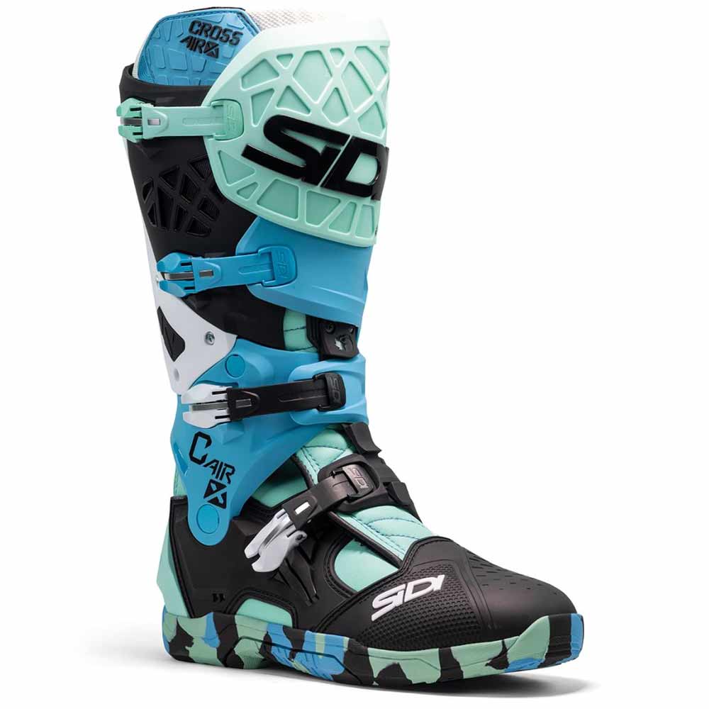 SIDI Crossfire X Motocross Stiefel messy cyan