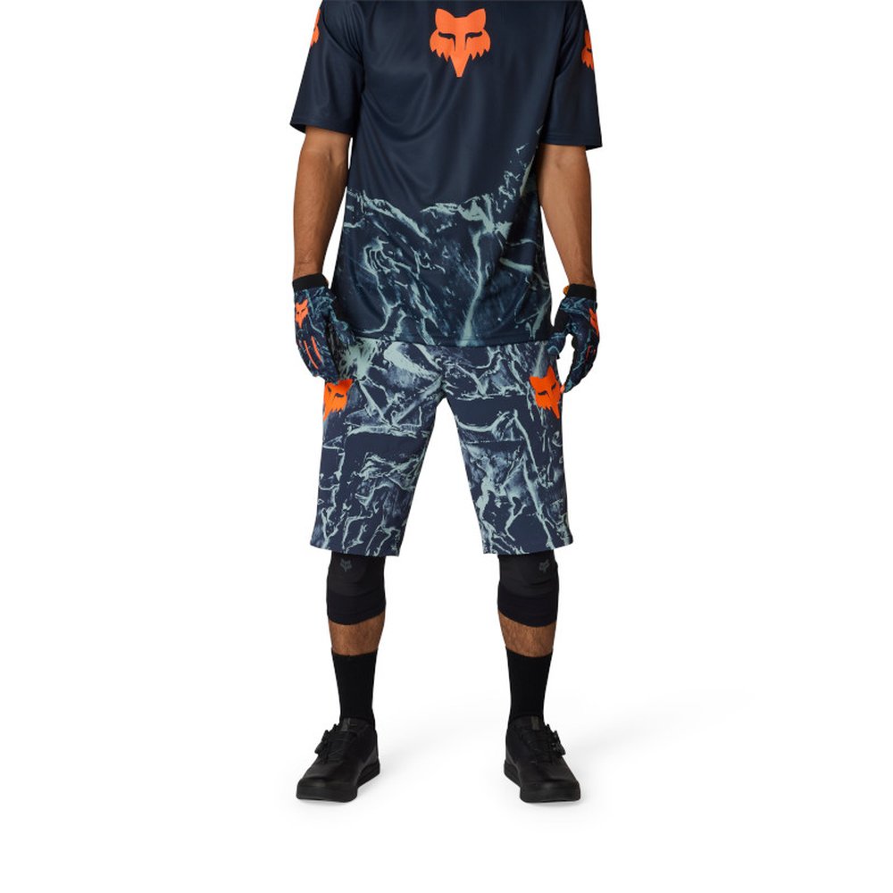 FOX RANGER SHORT IMAGE PRINT kurze MTB Hose Dark Blau
