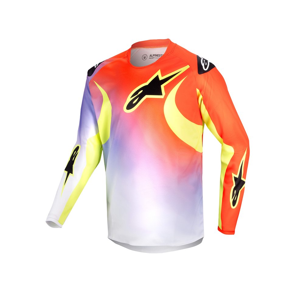 ALPINESTARS Racer Luce Kinder Jersey weiss rot gelb