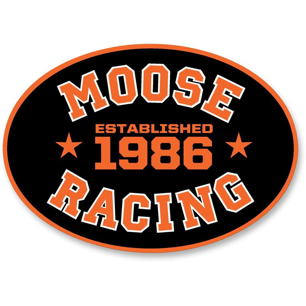 MOOSE RACING Collegiate Aufkleber 89mm 10er Pack MOOSE RACING Collegiate Aufkleber 89mm 10er Pack