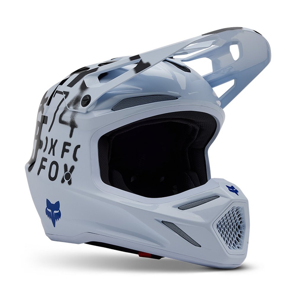FOX V3 SEVENTY4 Motocross Helm Weiss