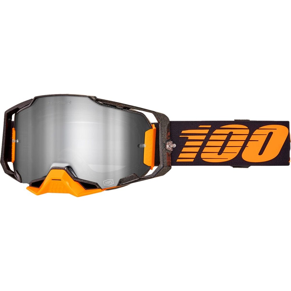 100% Armega Brille HiPER Acosta verspiegelt silber