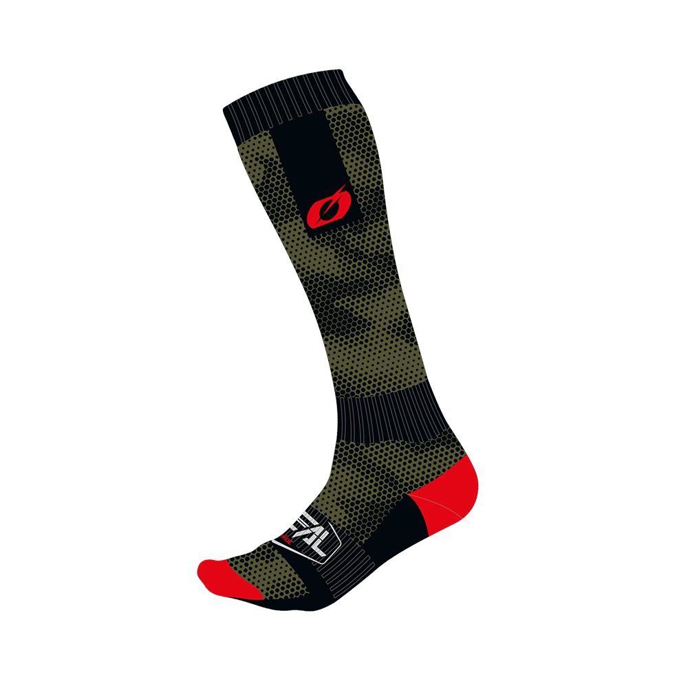 ONEAL PRO Covert MX Socken schwarz grün