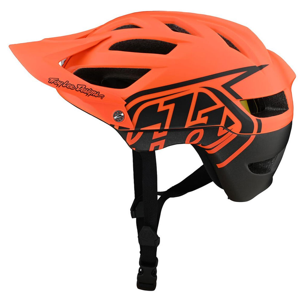 TROY LEE DESIGNS A1 MTB Helm Drone fire rot TROY LEE DESIGNS A1 MTB Helm Drone fire rot