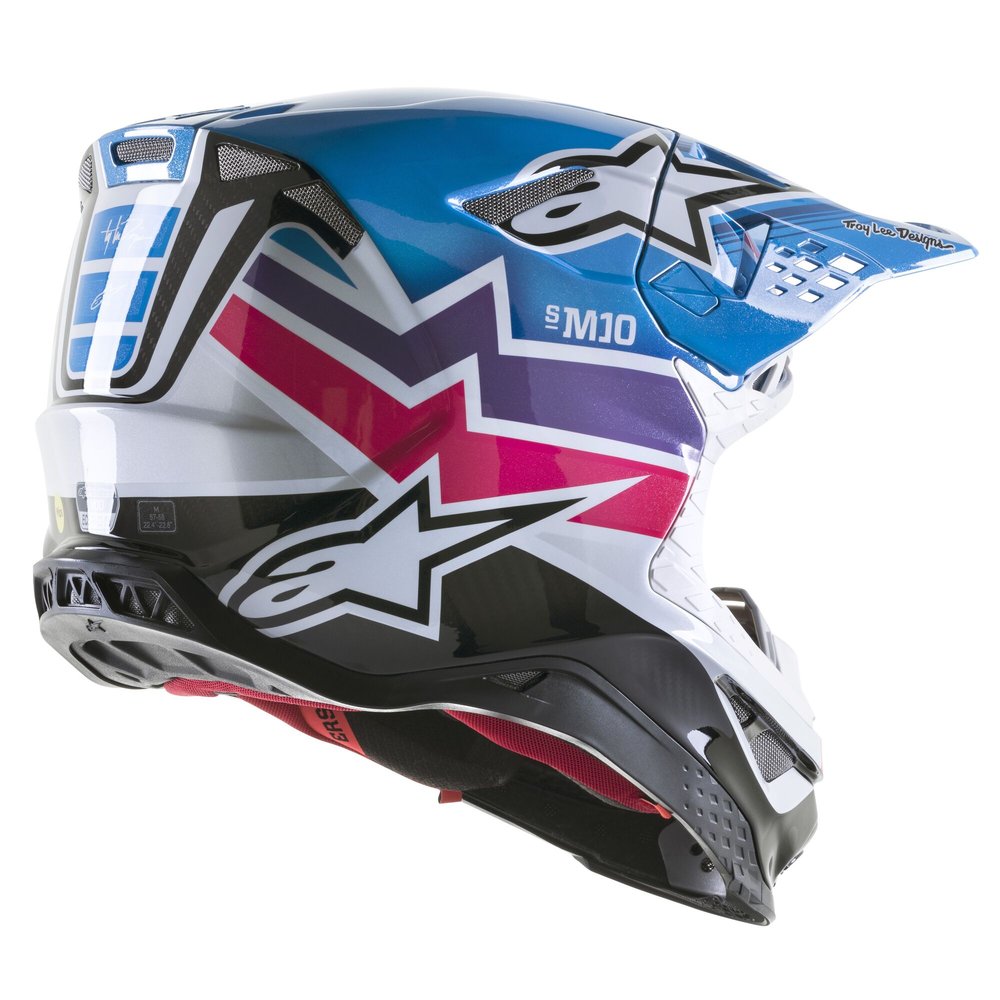 ALPINESTARS Supertech M10 TLD Edition 23 Motocross Helm blau