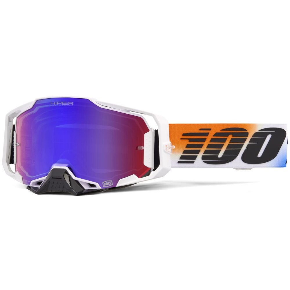 100% Armega Brille HiPER United rot/blau verspiegelt