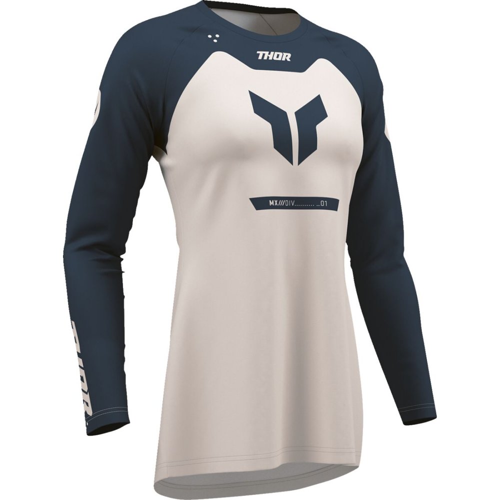 THOR Ridemode Menace Frauen Jersey midnight blau/dust beige THOR Ridemode Menace Frauen Jersey midnight blau/dust beige