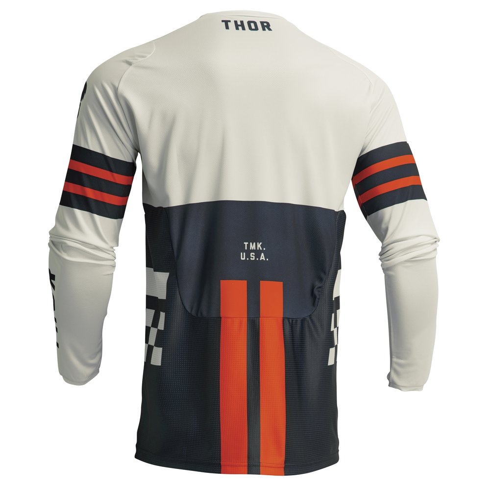 THOR Pulse Combat MX MTB Jersey blau weiss THOR Pulse Combat MX MTB Jersey blau weiss