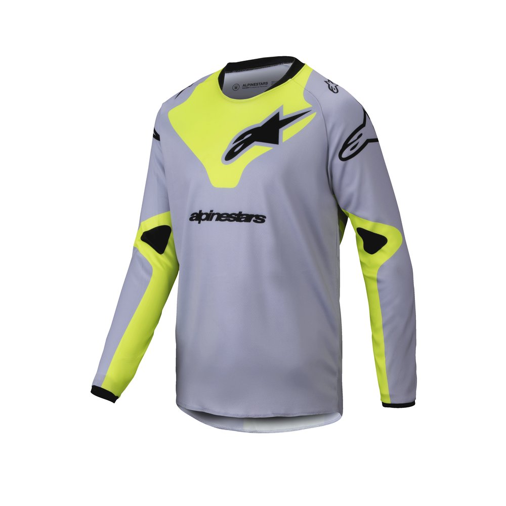 ALPINESTARS Racer Youth Veil Kinder Jersey grau gelb ALPINESTARS Racer Youth Veil Kinder Jersey grau gelb
