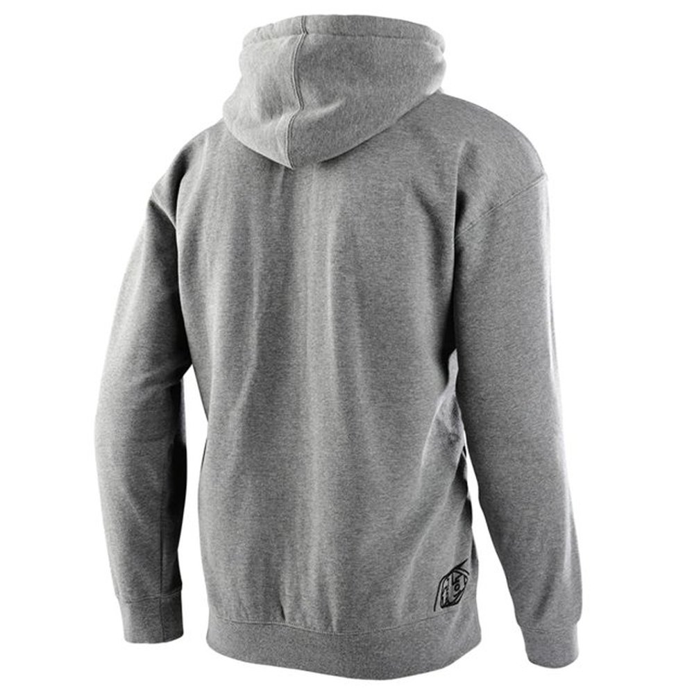 TROY LEE DESIGNS Speed Logo Zip-Up Hoodie grau meliert