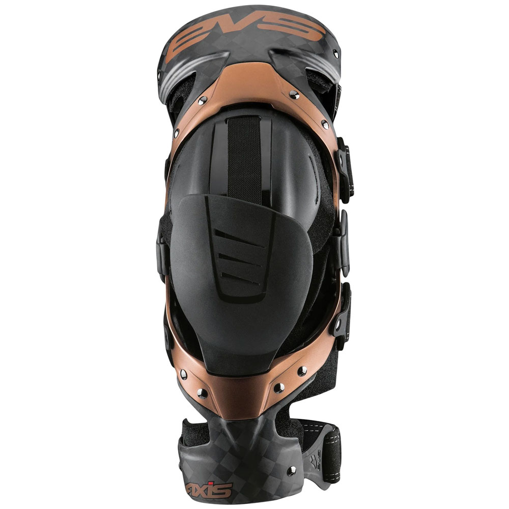 EVS Axis-Pro Knee Brace Knie Orthesen Paar schwarz copper EVS Axis-Pro Knee Brace Knie Orthesen Paar schwarz copper