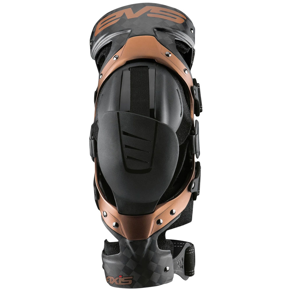 EVS Axis-Pro Knee Brace Knie Orthesen Paar schwarz copper