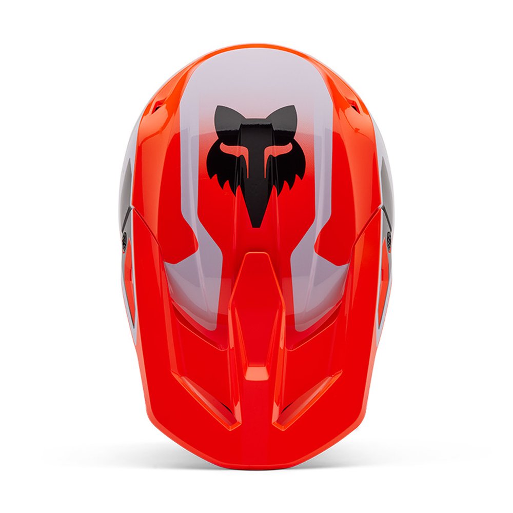 FOX V1 LEAN HELMET Motocross Helm Neon Orange
