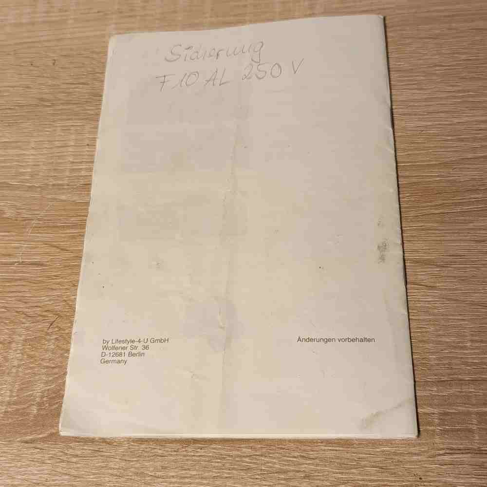 QUAD 100ccm / ATV 110ccm Betriebsanleitung ATV-110-4 Quad-Handbuch gebraucht