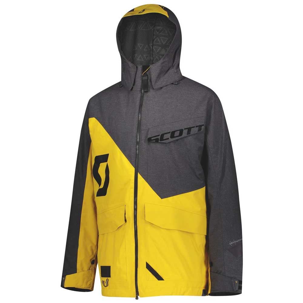 SCOTT Jacke XT Shell Dryo corn gelb/melange grau SCOTT Jacke XT Shell Dryo corn gelb/melange grau