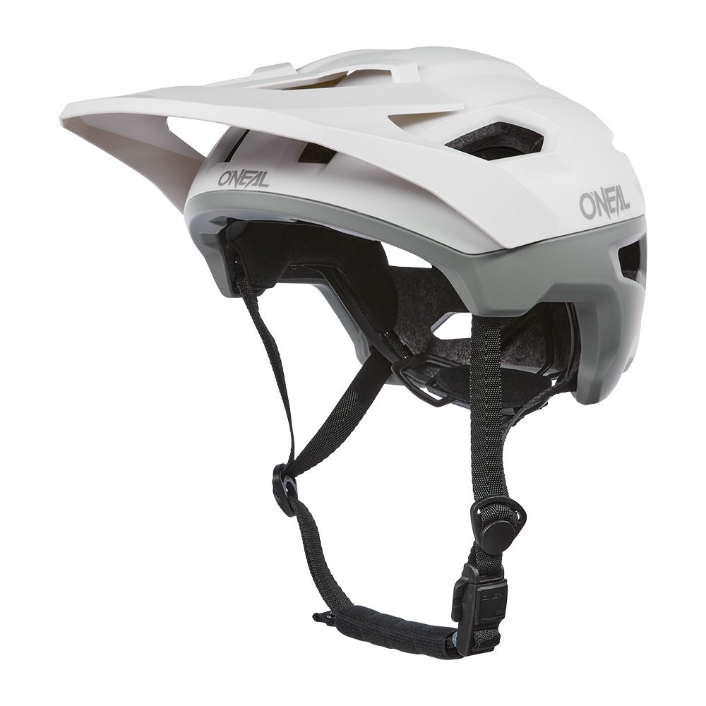 ONEAL Trailfinder Evo MTB Helm Solid weiss grau ONEAL Trailfinder Evo MTB Helm Solid weiss grau
