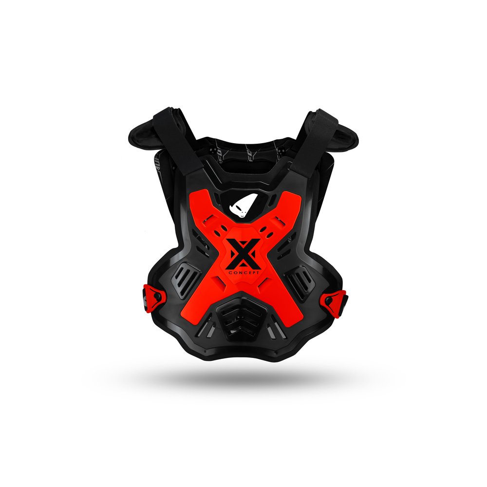 UFO X-Concept Brustpanzer schwarz rot
