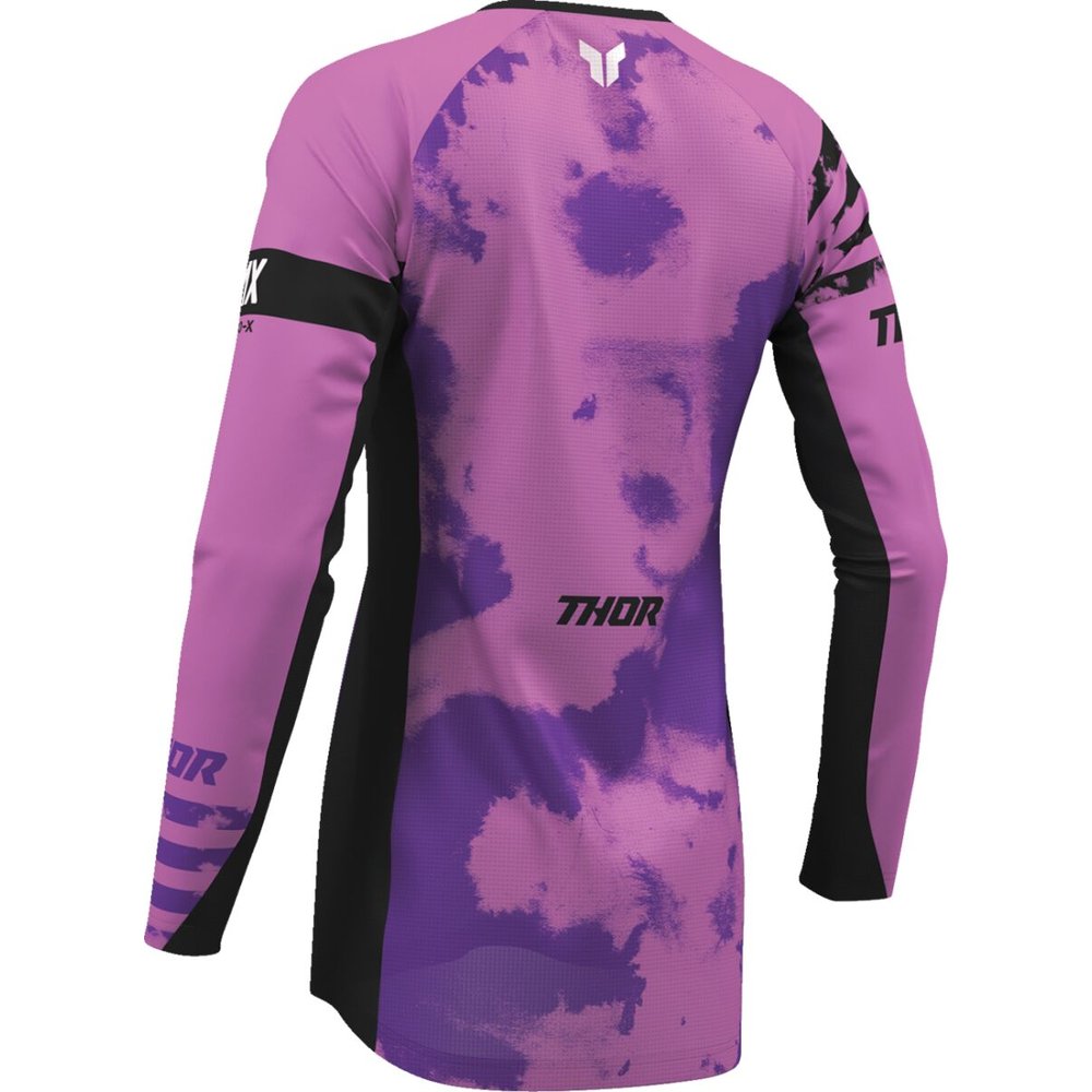 THOR Launchmode Bleach Frauen Jersey schwarz/pink/dunkel grau