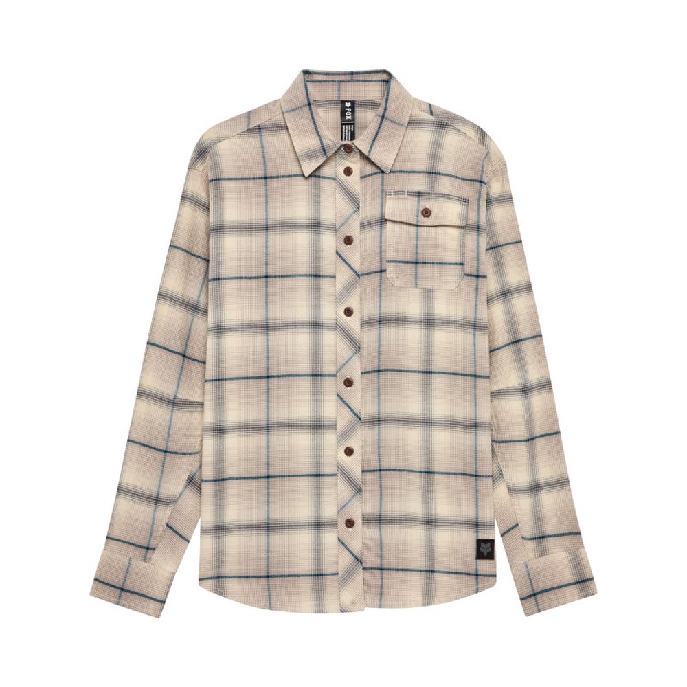 FOX W SURVIVALIST STRETCH FLANNEL LS Longsleeve T-Shirt Cream