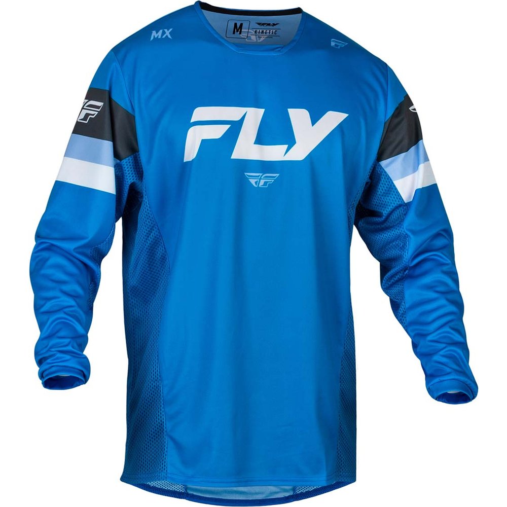 FLY Kinetic Prix Jersey Bright blau charcoal grau weiss FLY Kinetic Prix Jersey Bright blau charcoal grau weiss