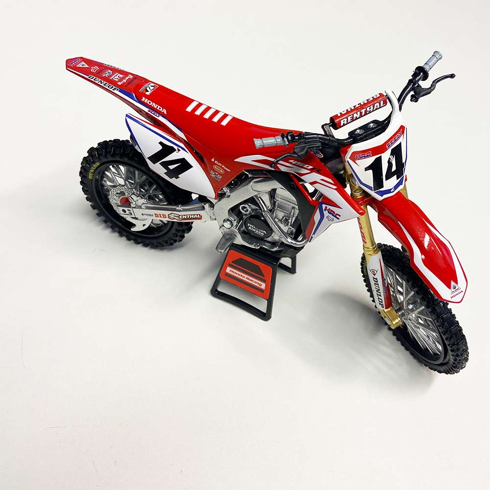 NEWRAY Honda 450R CRF Cole Seely Modell Maßstab 1:12