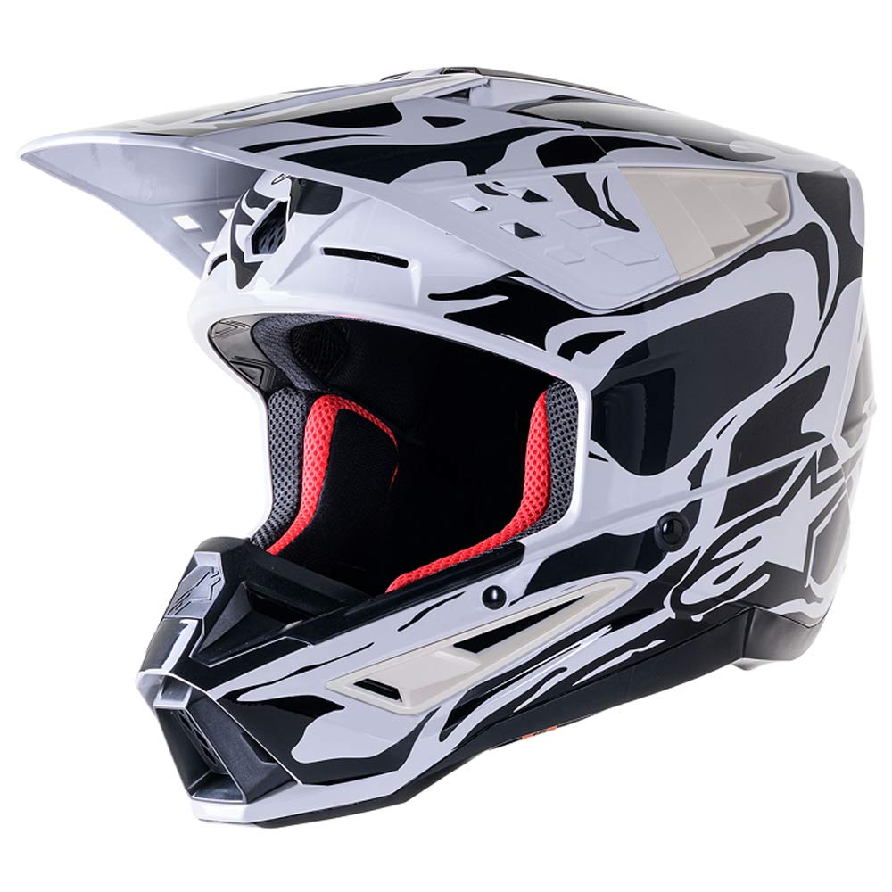 ALPINESTARS Supertech M5 Mine Motocross Helm grau