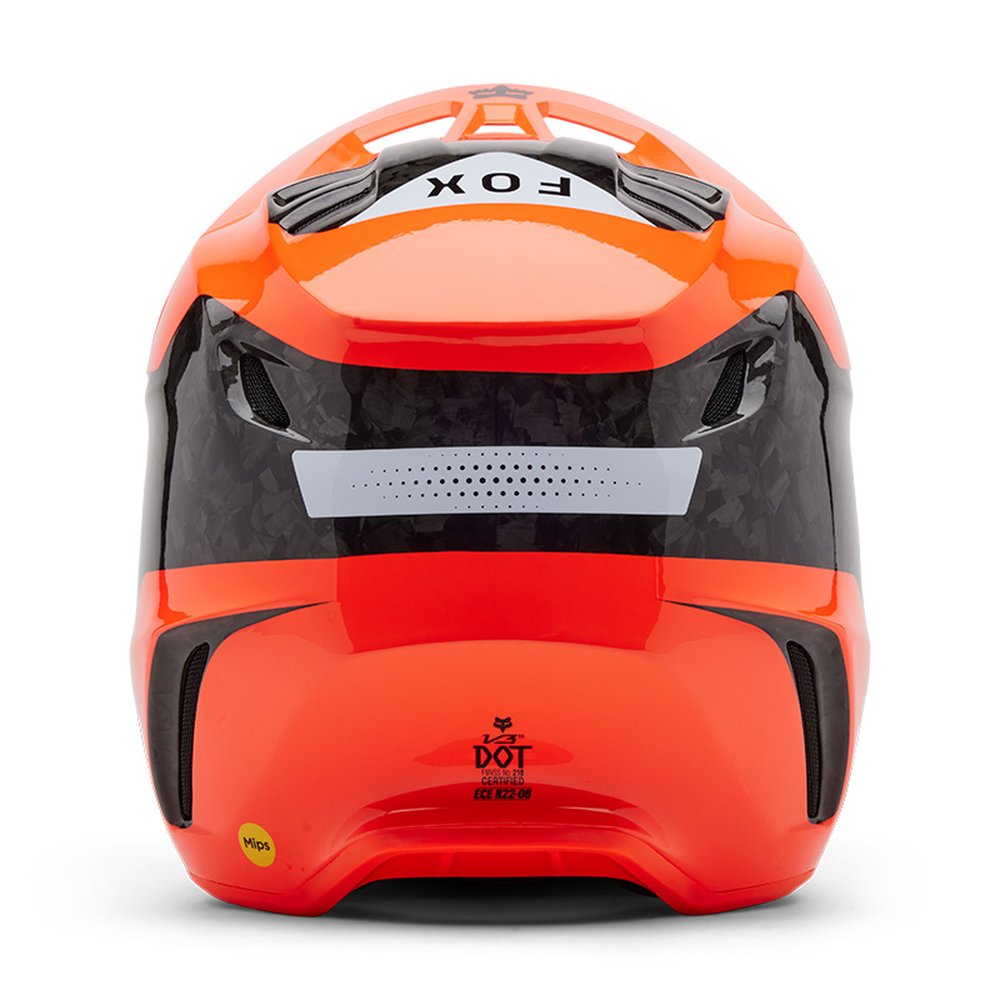 FOX V3 RS INFINITE Motocross Helm Neon Orange