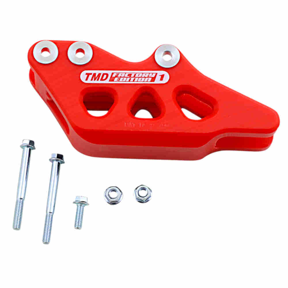 T.M. DESIGNWORKS Kettenführung hinten RCG-CR3-RD rot passend für Honda CRF