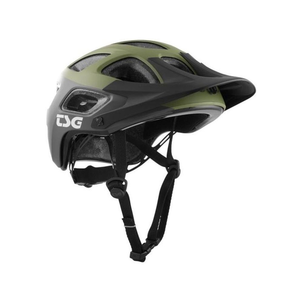TSG Seek Graphic Design MTB Helm block march olive