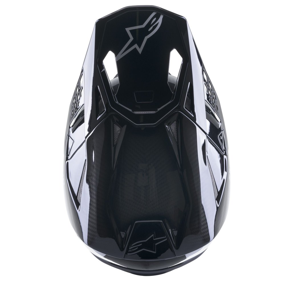 ALPINESTARS Supertech M10 Solid Carbon Motocross Helm schwarz ALPINESTARS Supertech M10 Solid Carbon Motocross Helm schwarz