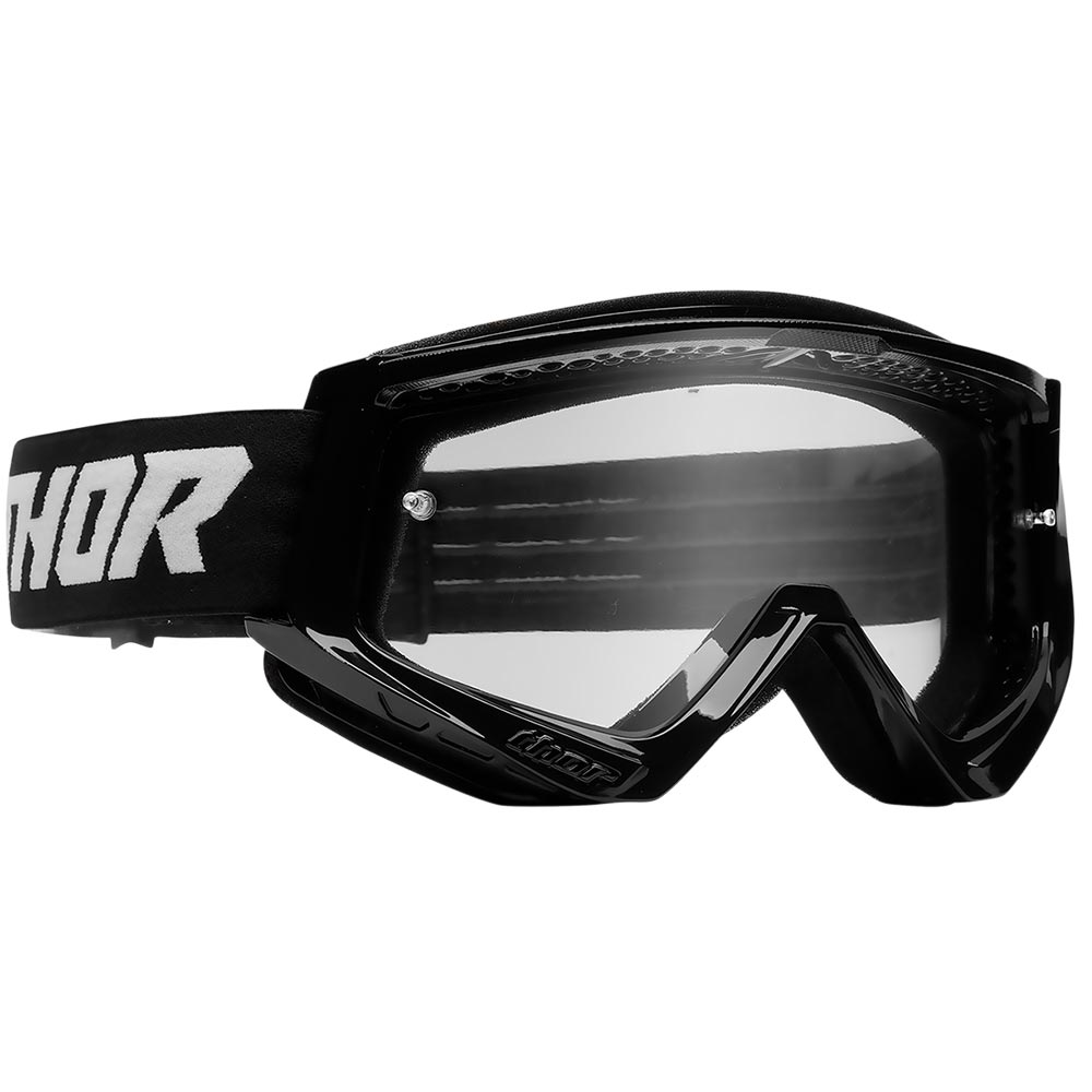 THOR Combat schwarz Brille klar