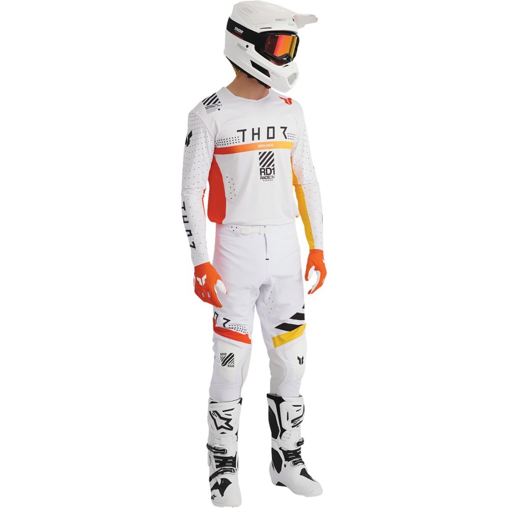 THOR Sportmode Synth Motocross Hose weiss