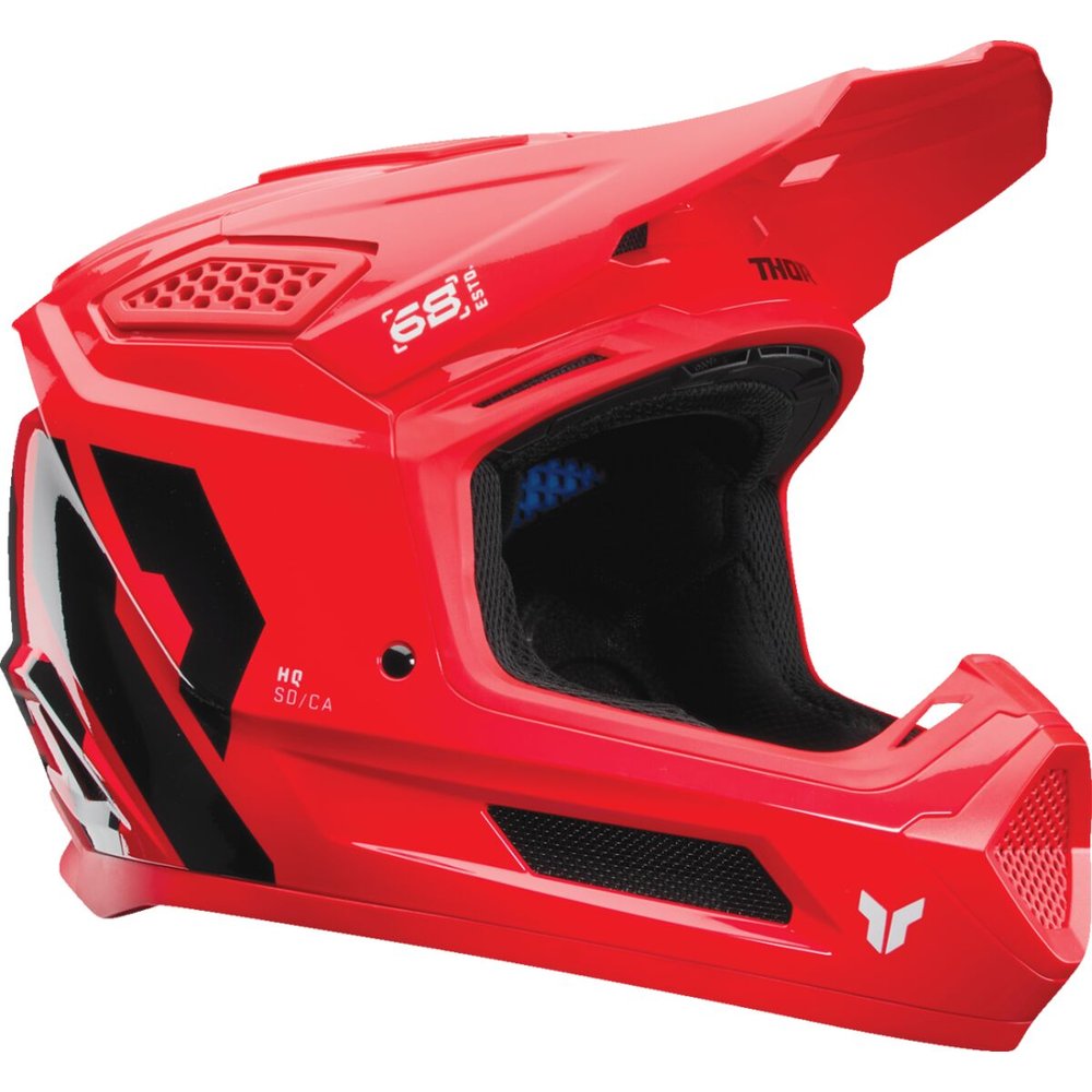 THOR Fleet Motocross Helm Forge rot