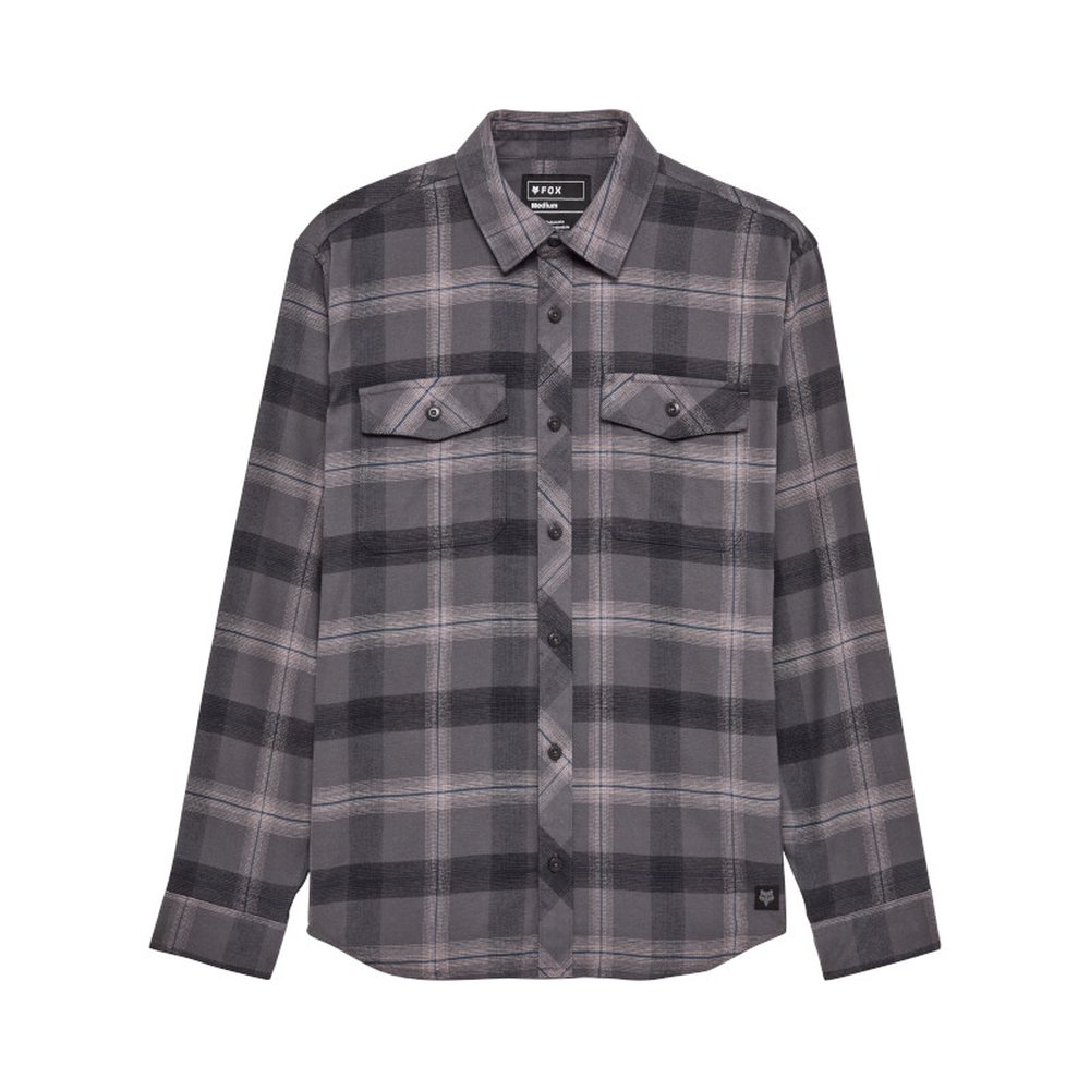 FOX SURVIVALIST CORE FLANNEL LS Hemd Dark Shadow