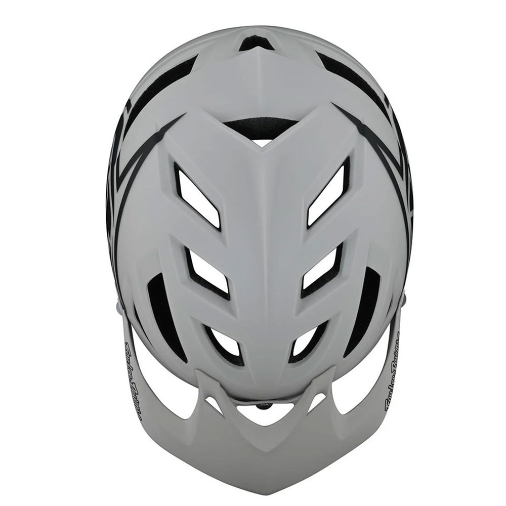 TROY LEE DESIGNS A1 MTB Helm Drone silber