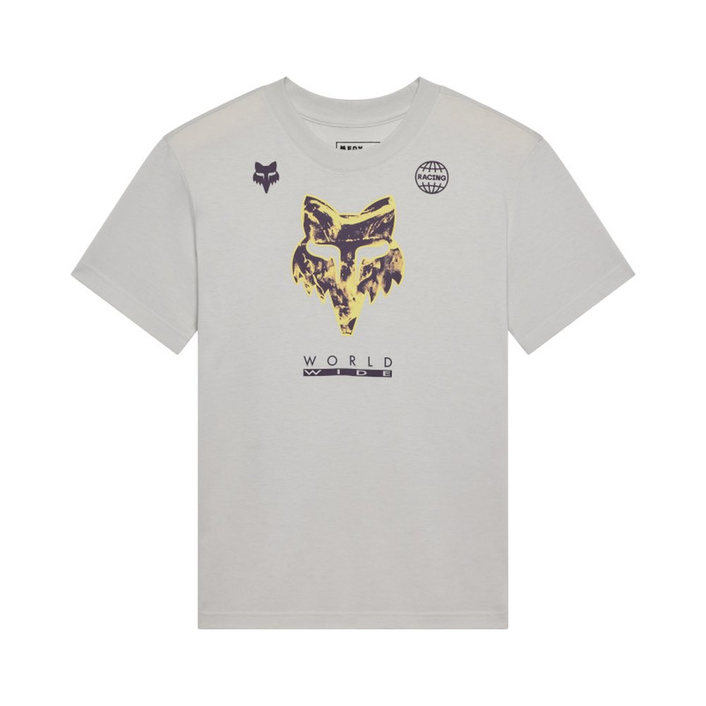 FOX W IMAGE PRINT SS T-Shirt für Frauen Light Grey