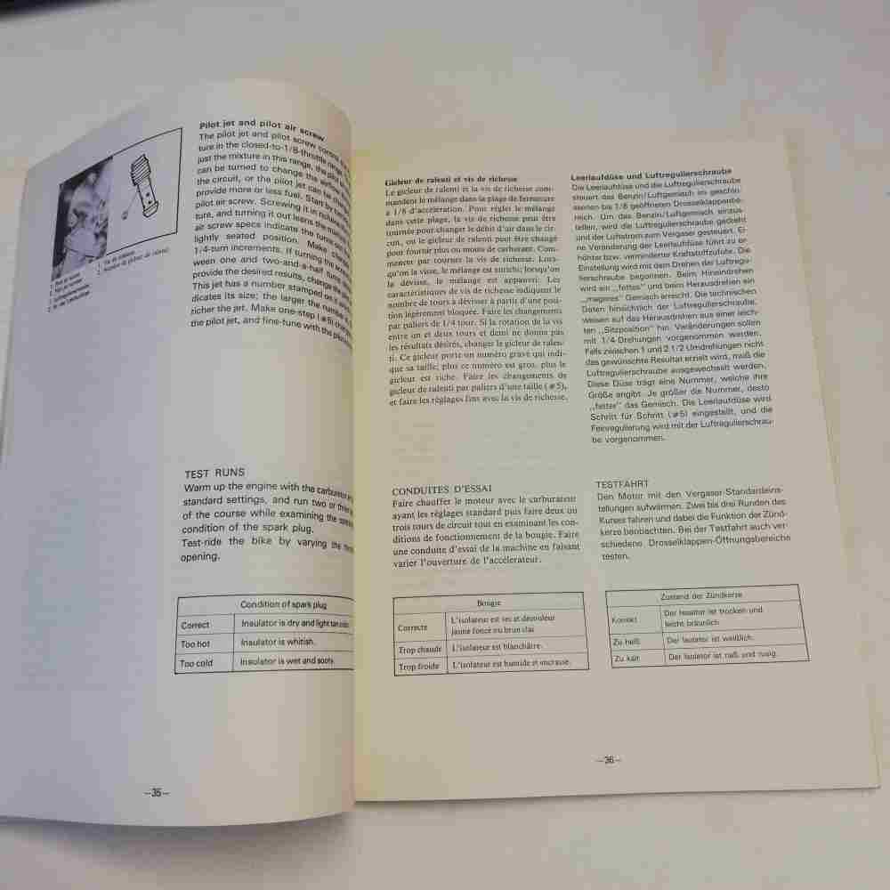 YAMAHA YZ & IT 1985 90894-83400 Motorrad-Handbuch gebraucht