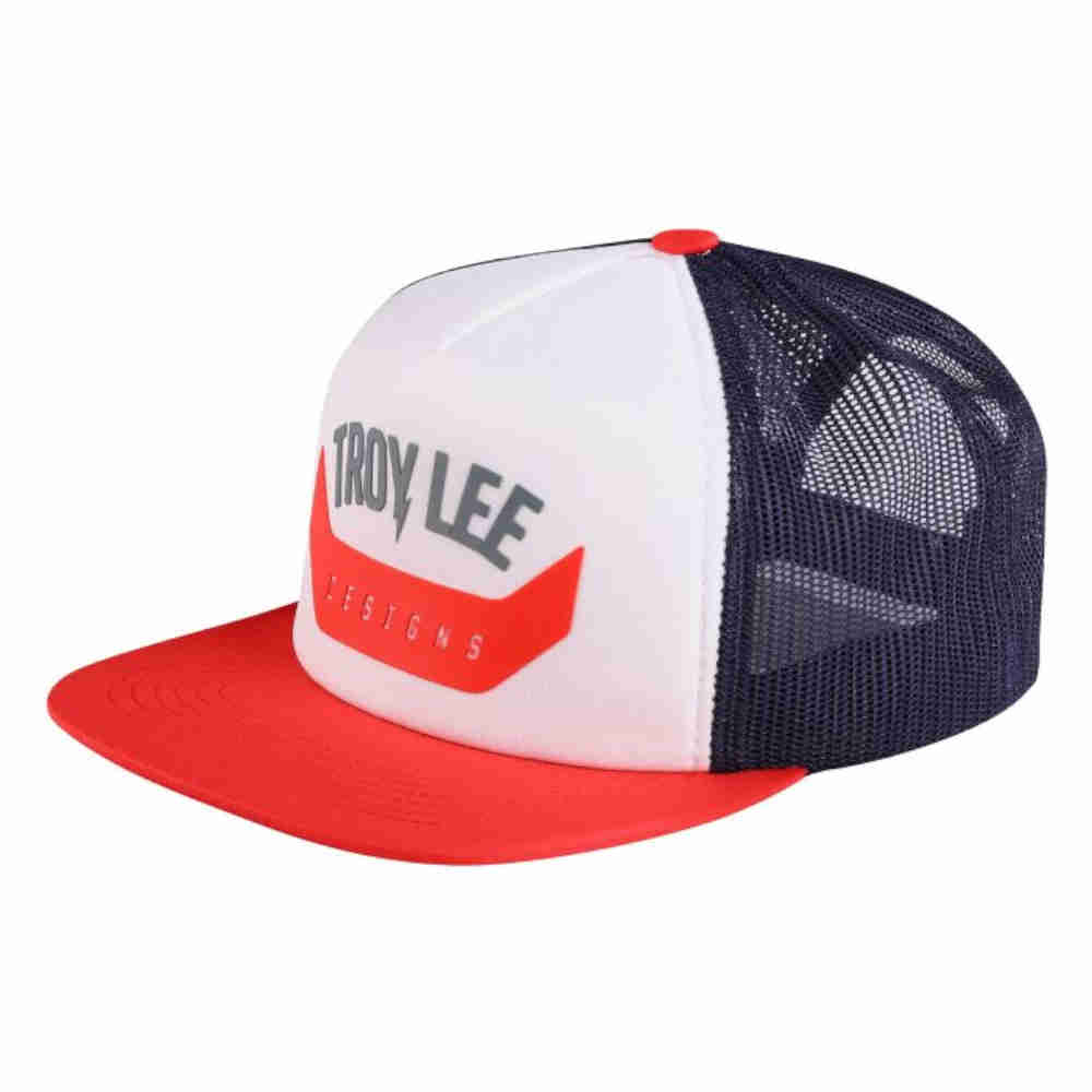 TROY LEE DESIGNS Trucker Arc Snapback Cap Kappe rust weiss TROY LEE DESIGNS Trucker Arc Snapback Cap Kappe rust weiss