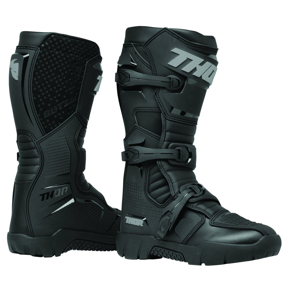 THOR Blitz XR Motocross Stiefel Trail schwarz grau