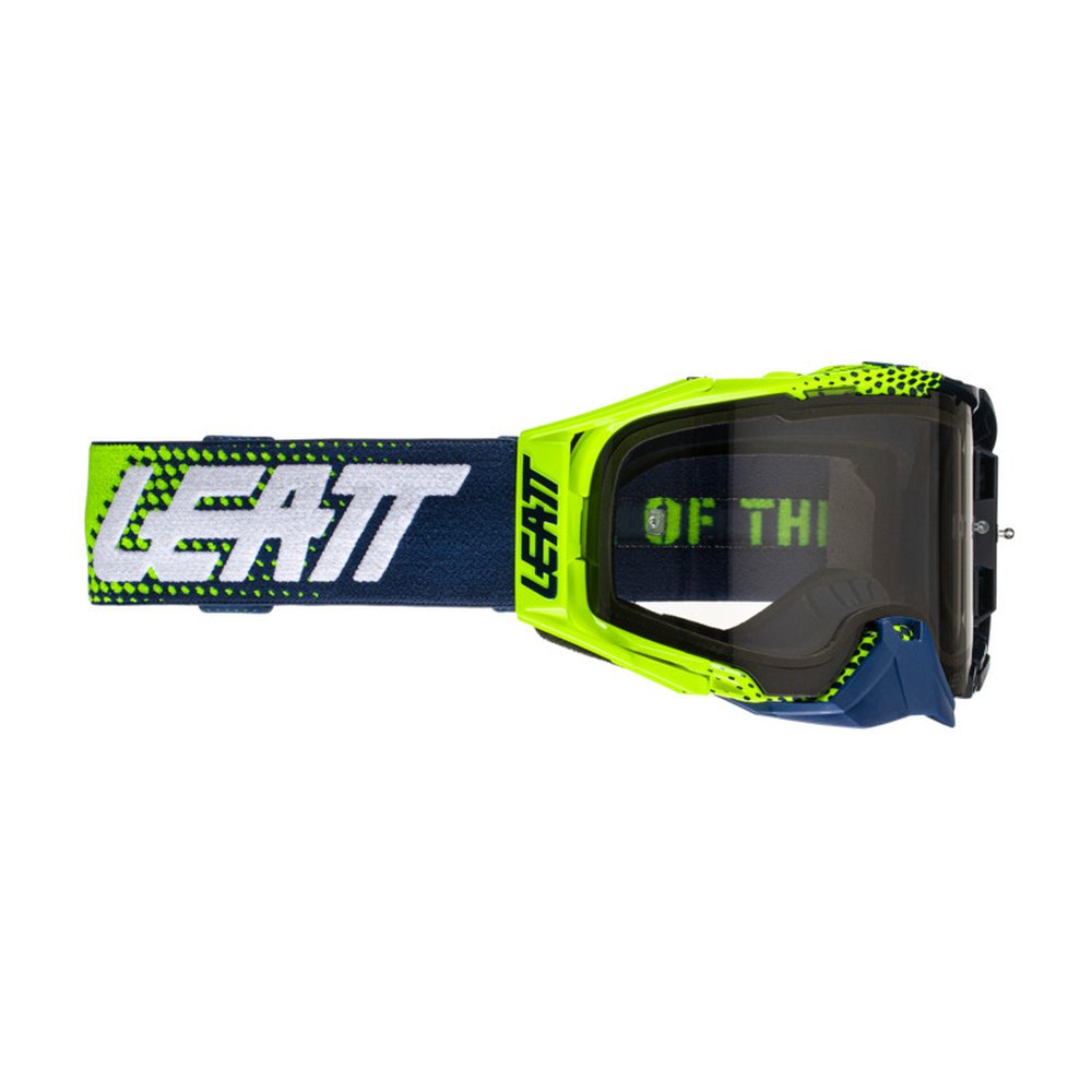 LEATT Velocity 6.5 MX MTB Brille Lime/Blu Light grau
