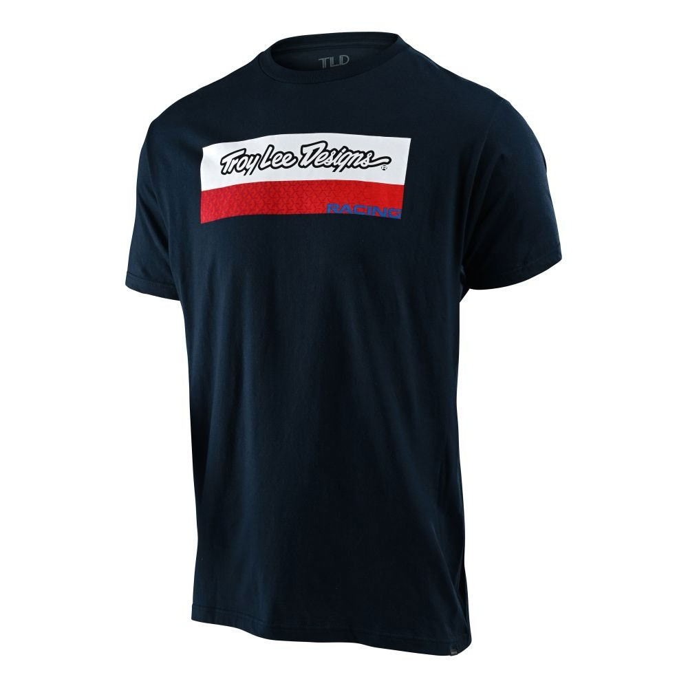 TROY LEE DESIGNS Racing Block Fade T-Shirt blau TROY LEE DESIGNS Racing Block Fade T-Shirt blau