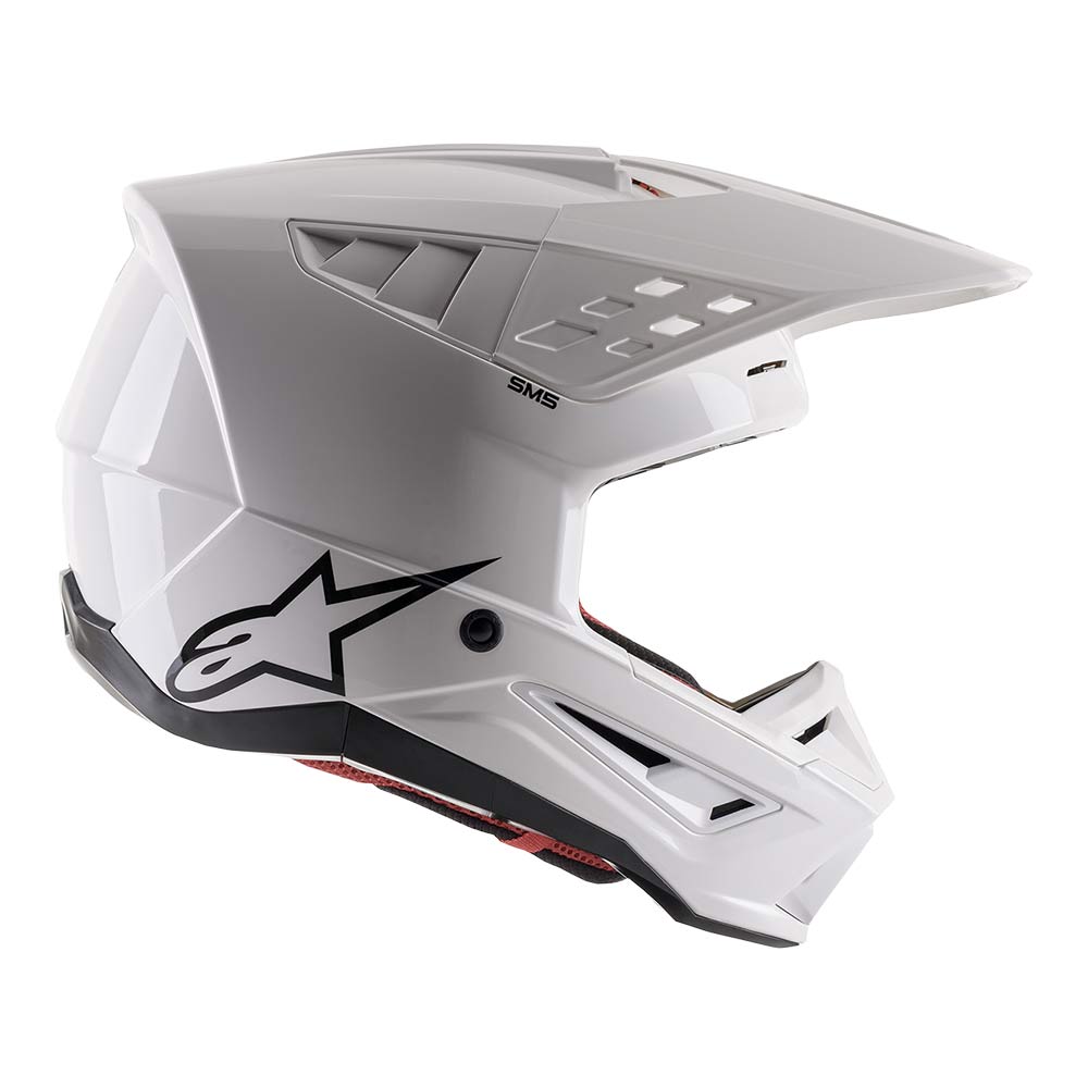 ALPINESTARS Supertech M5 Solid Motocross Helm weiss