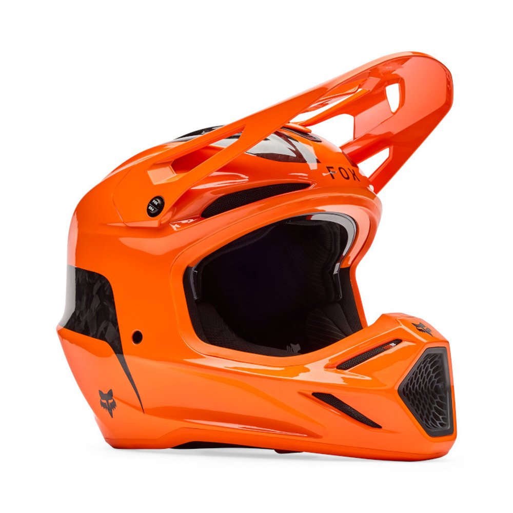 FOX V3 RS FRACTURE Motocross Helm Neon Orange