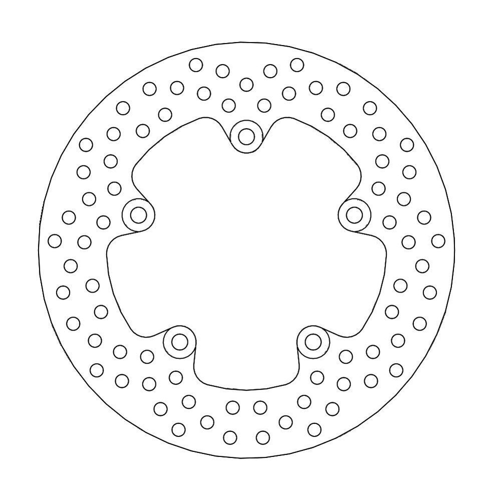 MOTO-MASTER Bremsscheibe Halo hinten MOTO-MASTER Bremsscheibe Halo hinten