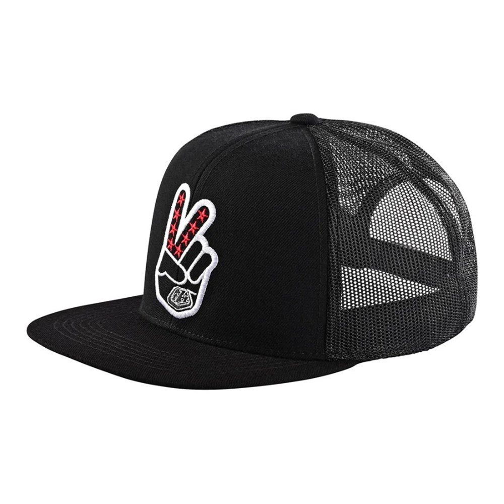 TROY LEE DESIGNS Trucker Peace Out Snapback Cap Kappe schwarz